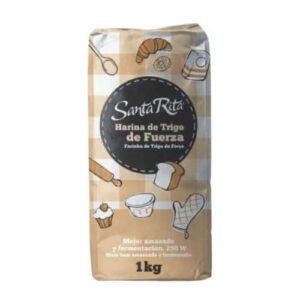 HARINA TRIGO FUERZA SANTA RITA 1KG C12UD