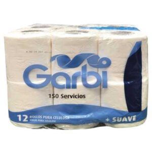 -HIGIENICO DOMESTICO GARBI 12 ROLLOS