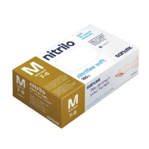 - GUANTES DE NITRILO MEDIANOS C/ 100UND