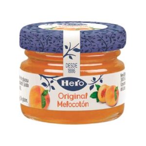 CONFITURA MELOCOTON HERO CRISTAL 30GR / 48UND.