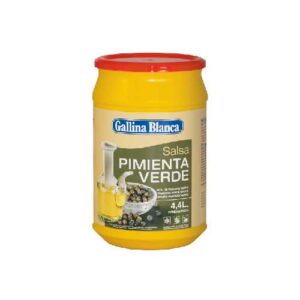 -SALSA PIMIENTA VERDE GALLINA BLANCA 600 GR.