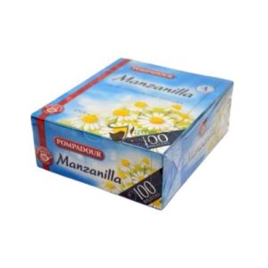 -MANZANILLA POMPADUR 100 ESTUCHE BOLSAS