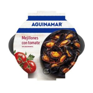 -COCOTTE MEJILLON CON TOMATE 500G AGUINAMAR (1-6)