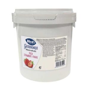 MERMELADA FRESA HERO 1KG C/2 CUBOS