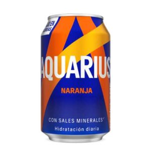 AQUARIUS NARANJA LATA 33CL PACK 24