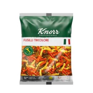 PASTA PASTATRICOLORE FUSILLI KNORR 3KG