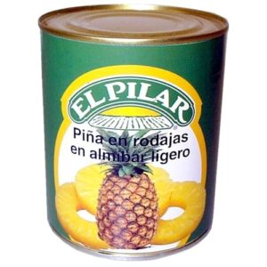 PIÑA ALMIBAR RODAJAS 6/8 EL PILAR 1KG (1-12