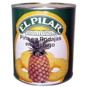 PIÑA EN SU JUGO RODAJAS EL PILAR 3KG (1-6
