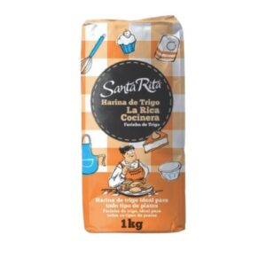 HARINA TRIGO SANTA RITA 1KG PACK 12UDS