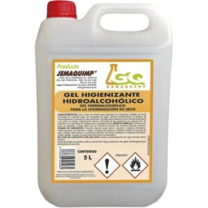 DESINFECTANTE MANOS HIDROALCOHOLICO 5L