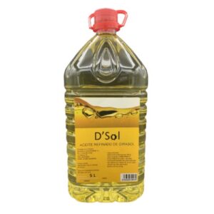 ACEITE GIRASOL REFINADO D`SOL 5 L