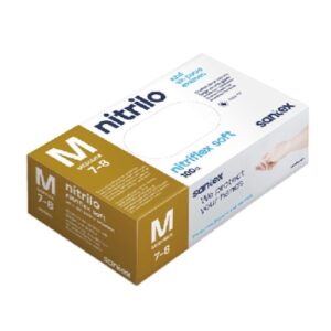 GUANTES DE NITRILO GRANDES C/ 100UND