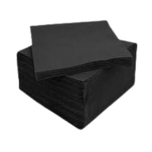 SERVILLETA NEGRA 40X40 2 CAPAS 24P/50UND