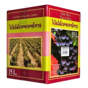 BAG&BOX VINO TINTO 14.5º VALDEMEMBRA 15L