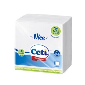 SERVILLETA BLANCA 30X30 CETI 1C 48X80UDS