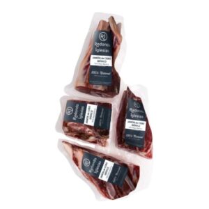 JAMON IBERICO CEBO RED IG DESH 4 TROZOS
