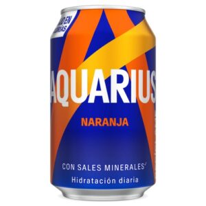 AQUARIUS NARANJA LATA 33CL PACK 24