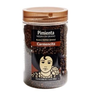 PIMIENTA NEGRA GRANO B/PET 500G CARMENCITA