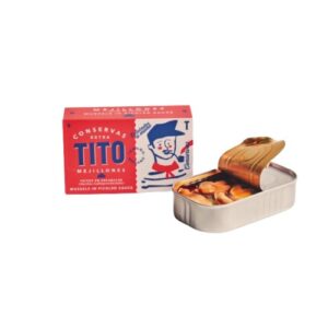 MEJILLONES ESCABECHE TITO GRANDE 115G 6/8