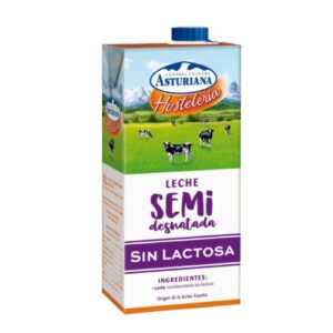 LECHE SIN LACTOSA SEMI HOST AST SLIM 1L(6