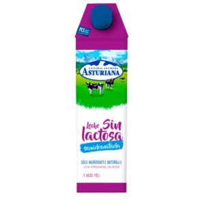 LECHE SIN LACTOSA SEMID.(TGA) ASTURIANA 1L C/ 6UND